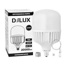 Лампочка Delux T180_200Вт Е27/E40 6500K 230В (90023333) - мініатюра 3