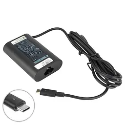 Блок живлення для ноутбука Dell USB-C 45W (20V2.25A, 15V3A, 12V3A, 9V3A, 5V2A), USB3.1/Type-C/USB-C, Black - мініатюра 2