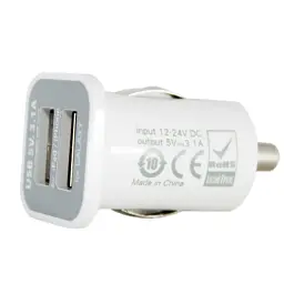 Зарядний пристрій PowerPlant 2*USB, 3.1A (DV00DV5036)