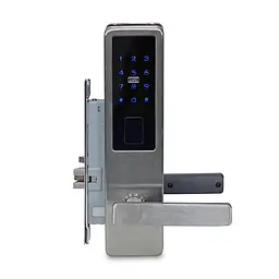 Замок електромеханічний автономний Trinix TRL-5302BT Silver з Bluetooth і зчитувачем Mifare (65-00059) - мініатюра 1