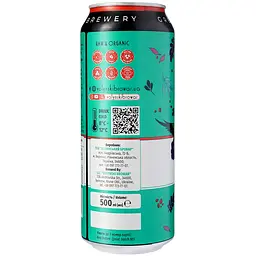 Напій безалкогольний комбуча Mikki Brew Classic з/б 0.5 л - мініатюра 3