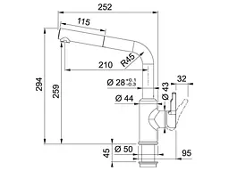 Змішувач Franke 115.0595.089 - мініатюра 2