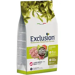 Сухий корм Exclusion Noble Grain Adult Chicken Large Breed для собак великих порід з куркою 12 кг