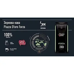 Кава в зернах Piazza D'Oro Forza, 1 кг (816107) - мініатюра 3