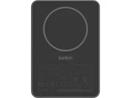 Зовнішній акумулятор (Power Bank) Belkin BoostCharge Slim Magnetic 5000mAh 15W Black (BPD010HQBK) - мініатюра 4