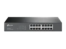 Комутатор TP-LINK TL-SG1016D, 16x100/1000 Mb/s, металевий корпус, некерований