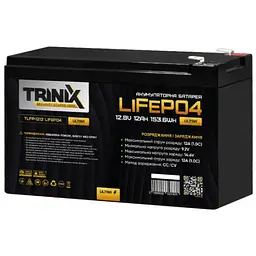 Акумулятор Trinix TLFP-1212 Ultra LiFePO4 12.8В 12Аг
