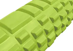 Масажний ролер EasyFit Grid Roller 60 см v.3.1 салатовий - мініатюра 3