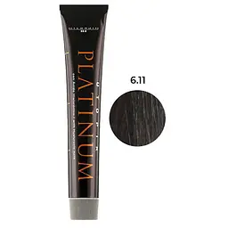 Професійна крем-фарба для волосся Hipertin Platinum 6.11 темний попелястий блонд 60 мл