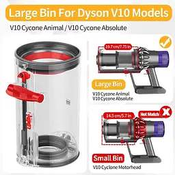 Змінний контейнер для пилу Dyson V10 SV12/SV13/SV27 969509-01 - мініатюра 7