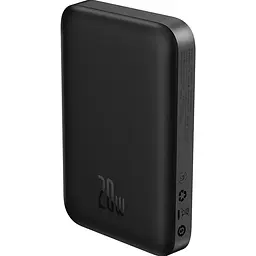 Зовнішній акумулятор Baseus Magnetic Bracket Mini 10000mAh 20W Black (P10059001113-00) [115181] - мініатюра 2