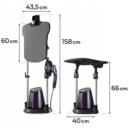 Прасувальна система 3 в 1 Mozano Ultra Care 2500W Purple - мініатюра 6