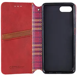 Шкіряний чохол-книжка GETMAN Cubic (PU) для Apple iPhone 7 / 8 / SE (2020) (4.7) Червоний - мініатюра 3