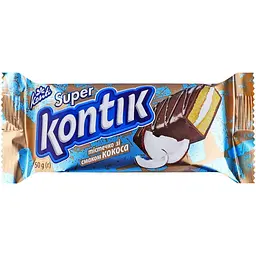 Тістечко Konti Super Kontik зі смаком кокоса 50 г