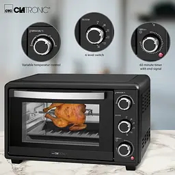 Електродуховка Clatronic MBG 3727 25 л - мініатюра 3