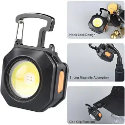 Багатофункціональний ліхтарик DK Handheld Multifunctional LED Flashlight LL-201 Black [110405] - мініатюра 5
