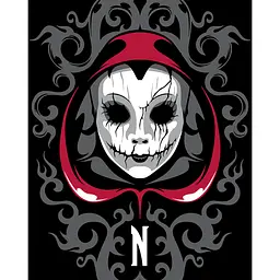 Картина за номерами Santi Wednesday Ominous Mask LED підсвітка 40х50 см (955078)