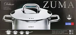Каструля Sola Zuma з кришкою 6 л 24 см (13ZUMA824) - мініатюра 7