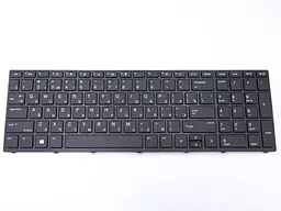 Клавіатура для HP ProBook 450 G5, 455 G5, 470 G5 (RU Black з Рамкою Black) - мініатюра 3