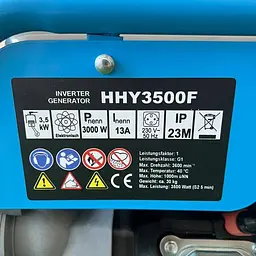 Інверторний бензиновий генератор HYUNDAI HHY3500F (3.0/3.5 кВт) - мініатюра 10