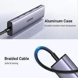 Хаб розгалужувач адаптер Ugreen 4-Port Usb-C Hub на 4 виходи UGR-15395 - мініатюра 2