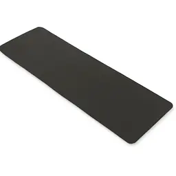 Килимок (мат) для фітнесу та йоги Gymtek Premium TPE 0,6см сіро-чорний - мініатюра 4