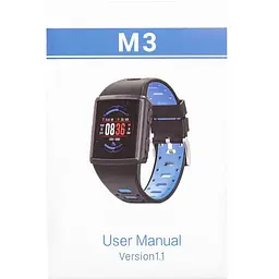 Смарт-годинник Gelius Pro M3D (Wearforces GPS) Black/Blue - мініатюра 2