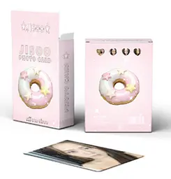 Ломо Картки Lomo Card China Blackpink Jicoo Blackpink Jicoo Блекпінк Джису голографічні СС C BP 12 - мініатюра 2