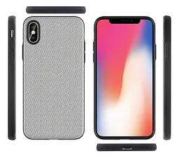 Чохол накладка Primo Case Lux для Apple iPhone X / iPhone XS Light Grey - мініатюра 3