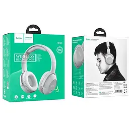 Навушники Bluetooth HOCO W33 Art sount сірі - мініатюра 3