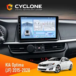 Штатна магнітола KIA Optima, K5 2015-2020 Cyclone C10-012 4x64, DSP, 4G Cyclone (НФ-00007732)