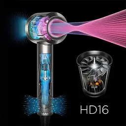 Фен Dyson Supersonic HD16 Nural Straight+Wavy Red Velvet/Gold (493117-01) [163660] - мініатюра 7