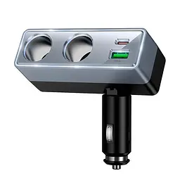 Адаптер автомобільний HOCO Smart dual cigarette lighter PD car charger Z65B | - мініатюра 3