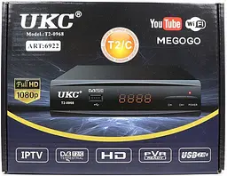 Цифровий ефірний приймач з екраном DVB T2 тюнер з USB та підтримка Wi-Fi адаптера UKC T2-0968 - мініатюра 5