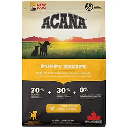 Сухий корм для цуценят всіх порід Acana Puppy Recipe з птицею 2 кг a50020