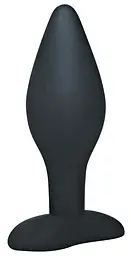 Анальна пробка Black Velvets Large 12 см (чорний) - мініатюра 2
