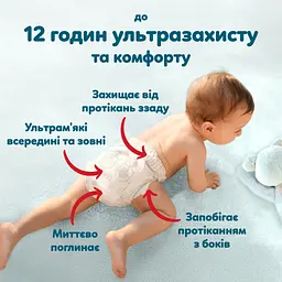 Підгузки Pampers Premium Care Pants Розмір 6 (13-19 кг) 96 шт (8006530315814) - мініатюра 7