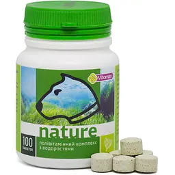 Полівітамінний комплекс Vitomax Nature для собак з водоростями 100 таблеток - мініатюра 2