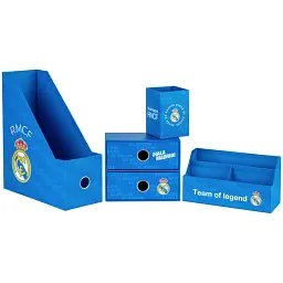 Органайзер настільний Kite FC Real Madrid з 4 предметів RL (RL26-357)