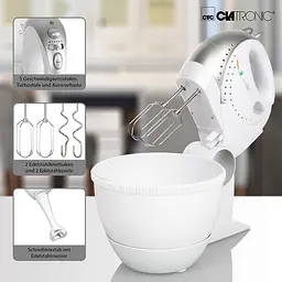 Міксер стаціонарний CLATRONIC HMS 2739 White - мініатюра 5