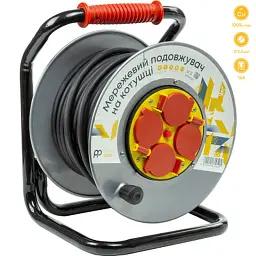 Мережевий подовжувач PowerPlant JY-20022/25, 25м (EX610525)