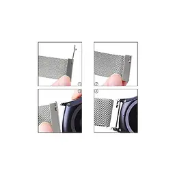 Ремінець до смарт-годинника BeCover Milanese Style для Samsung Galaxy (20mm)/Watch 5/ Watch 4.../Gear S2 Classic/Gear Sport Black (707671) - мініатюра 6