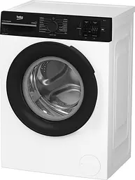 Beko Пральна машина Beko фронтальна, 6кг, 1200, B, 45см, дисплей, інвертор, пара, білий - мініатюра 8