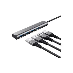 Концентратор Halyx 4-Port USB-A 3.2 Grey Trust (24947_TRUST) - мініатюра 6