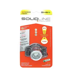 Налобний ліхтар Ledlenser Solidline SH6R заряджається блістер 600/250/30 - мініатюра 2