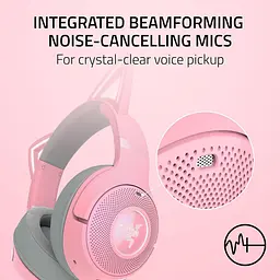 Ігрова гарнітура Razer Kraken Kitty V2 BT Quartz (RZ04-04860100-R3M1) - мініатюра 8
