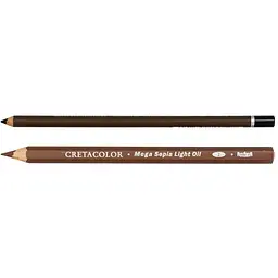Олівець для рисунку Cretacolor MEGA Сепія олійна світла - мініатюра 2