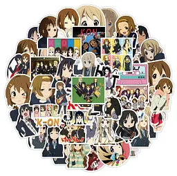 Стікерпак Кей-он! Набір наклейок GeekLand K-On! 50 штук