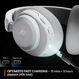 Ігрова гарнітура SteelSeries Arctis Nova 3P Wireless MultiPlatform White (61687) - мініатюра 9
