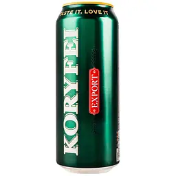 Уцінка. Пиво Опілля Koryfei Export, світле, фільтроване, 4.2% 0.5 л з/б - мініатюра 2